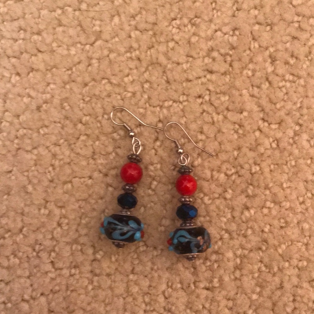 fun patterned earrings